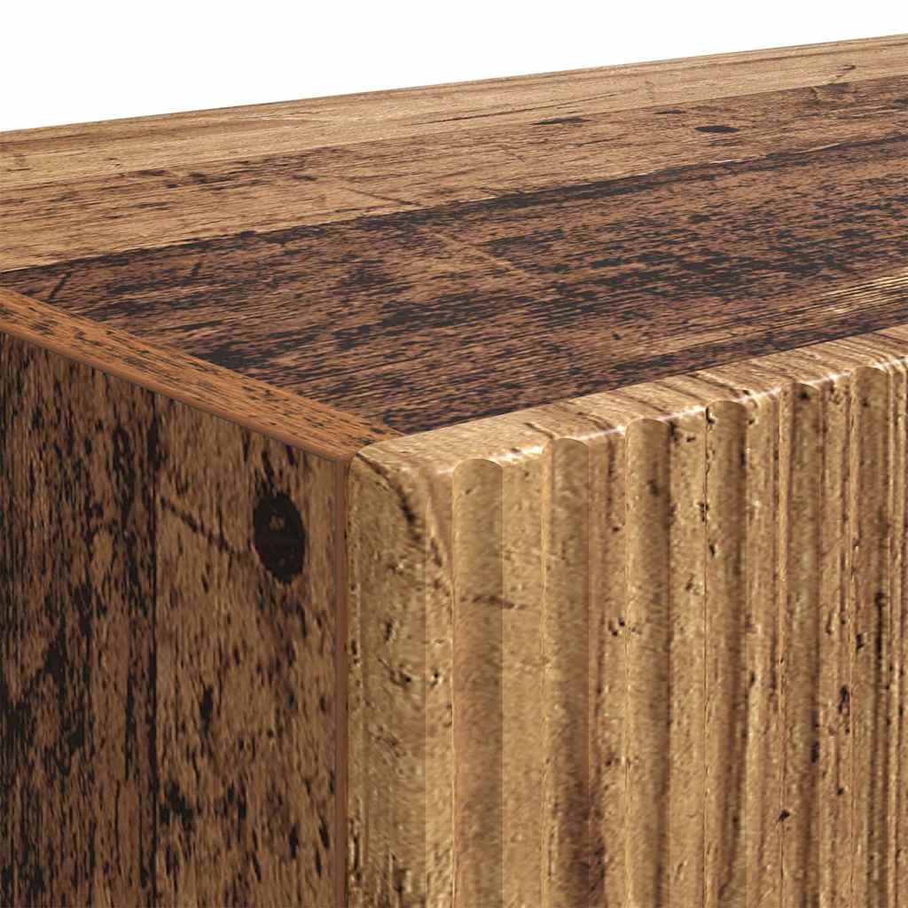 TV vægskab 60 x 31 x 29,5 cm Gammelt træ Konstrueret træ