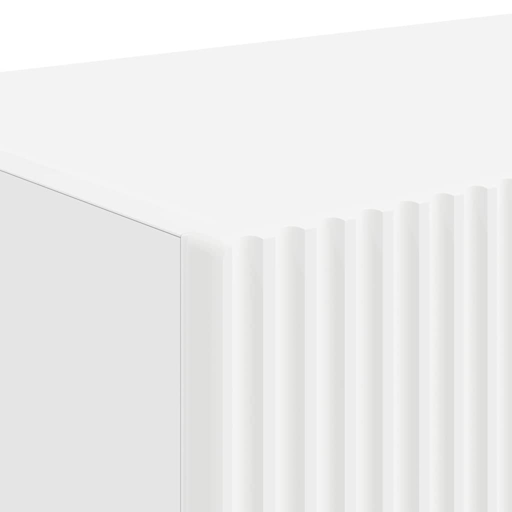 TV vægskab 78,5 x 30 x 29,5 cm Hvid Konstrueret træ