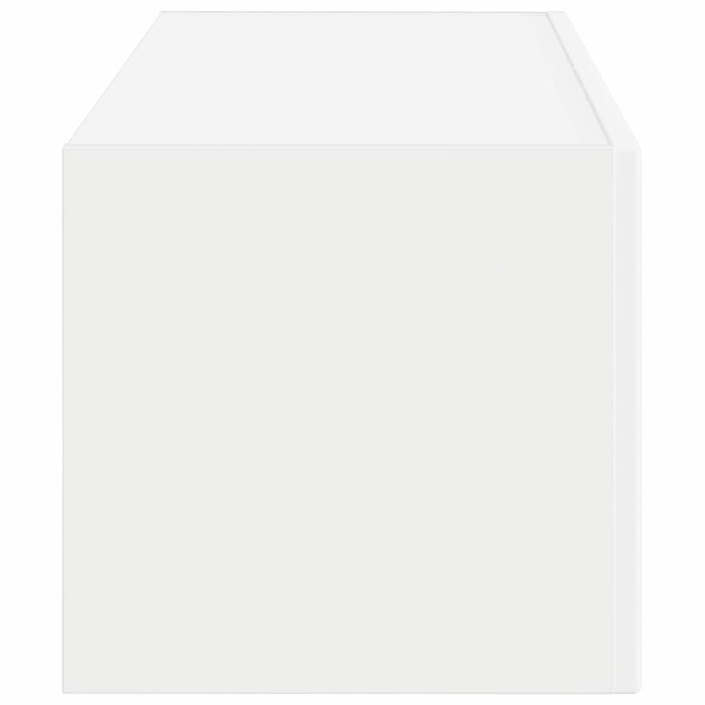TV vægskab 78,5 x 30 x 29,5 cm Hvid Konstrueret træ