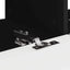 TV vægskab 78,5 x 30 x 29,5 cm Sort Konstrueret træ