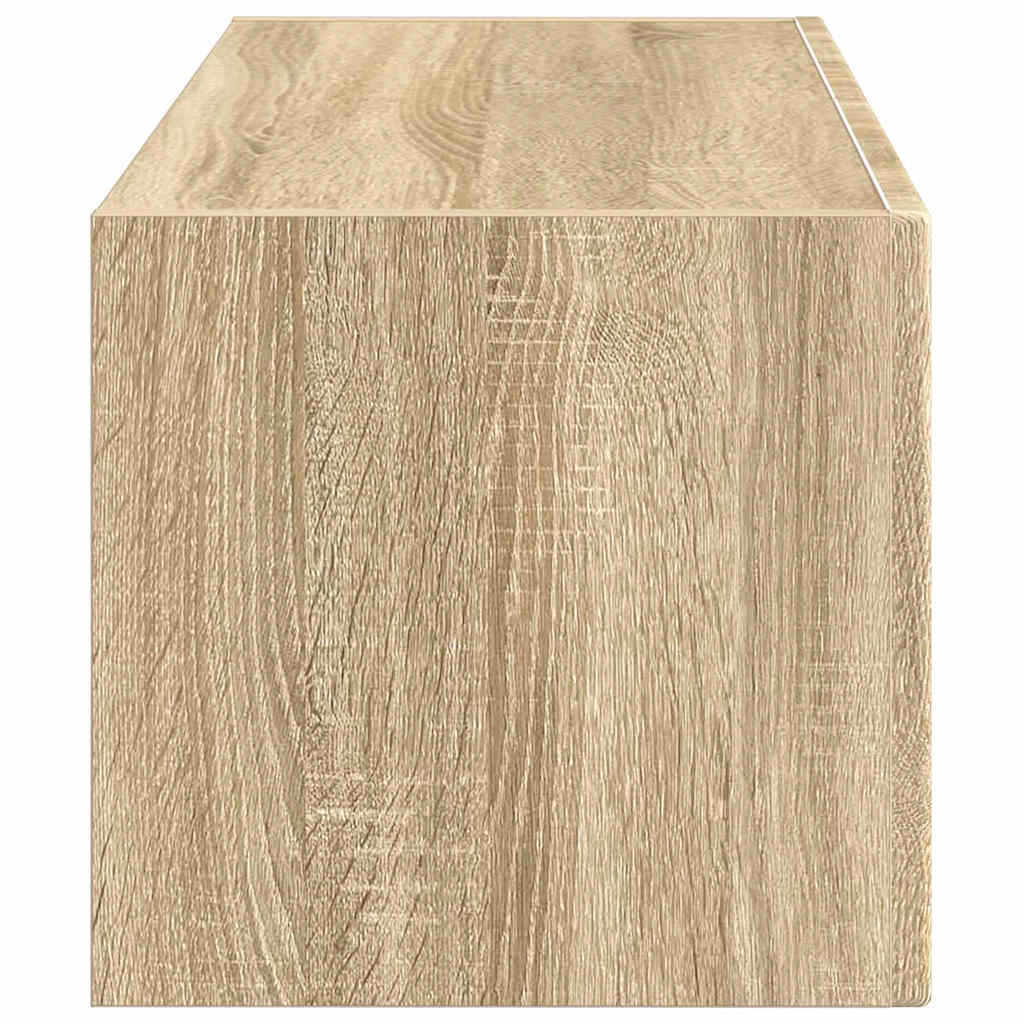 TV vægskab 78,5 x 30 x 29,5 cm Sonoma-eg Konstrueret træ