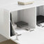 TV vægskab 78,5 x 30 x 29,5 cm Gloss Hvid Konstrueret træ