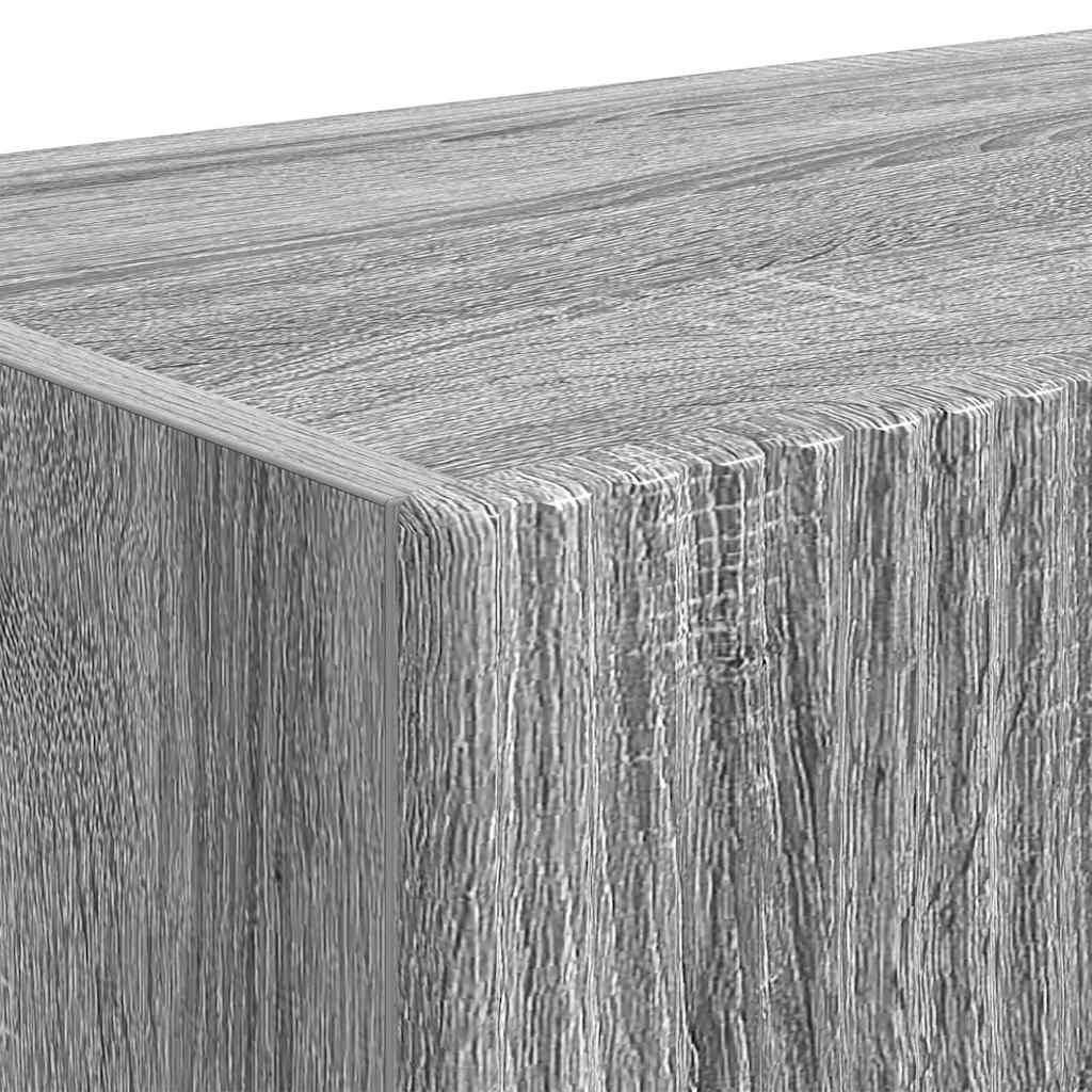 TV vægskab 78,5 x 31 x 29,5 cm Grå Sonoma Konstrueret træ