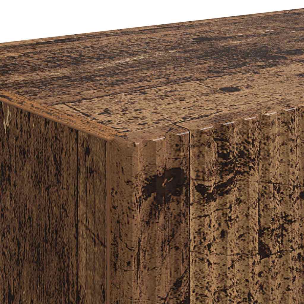 TV vægskab 78,5 x 30 x 29,5 cm Gammelt træ Konstrueret træ