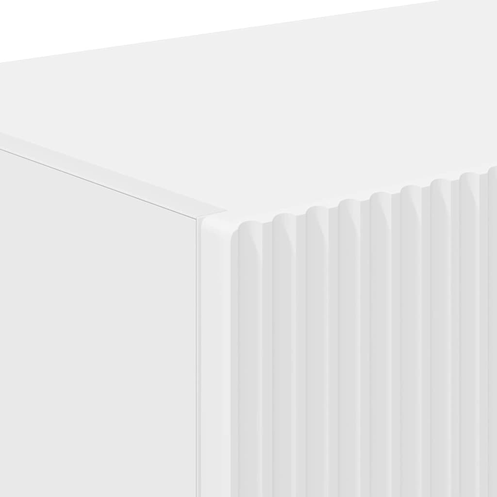 TV vægskab 98 x 31 x 29,5 cm Hvid Konstrueret træ