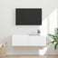 TV vægskab 98 x 31 x 29,5 cm Hvid Konstrueret træ