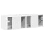 TV vægskab 98 x 31 x 29,5 cm Gloss Hvid Konstrueret træ
