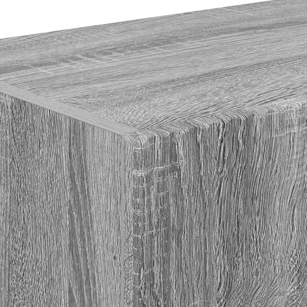 TV vægskab 98 x 31 x 29,5 cm Grå Sonoma Konstrueret træ