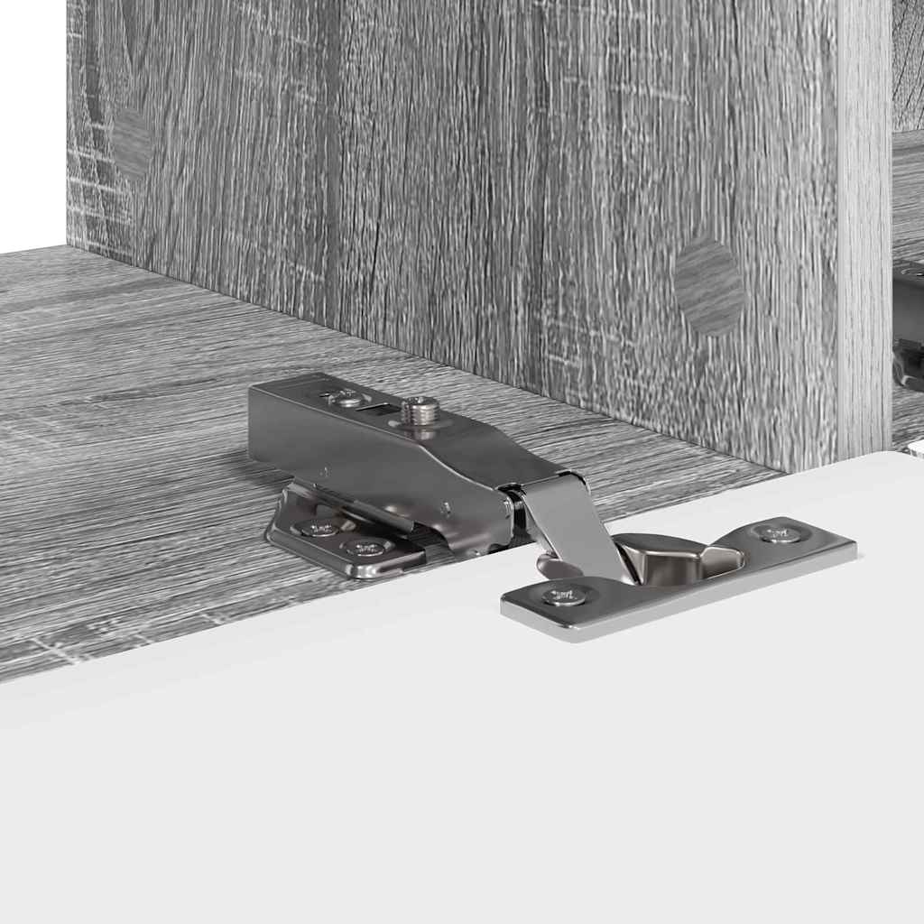 TV vægskab 98 x 31 x 29,5 cm Grå Sonoma Konstrueret træ