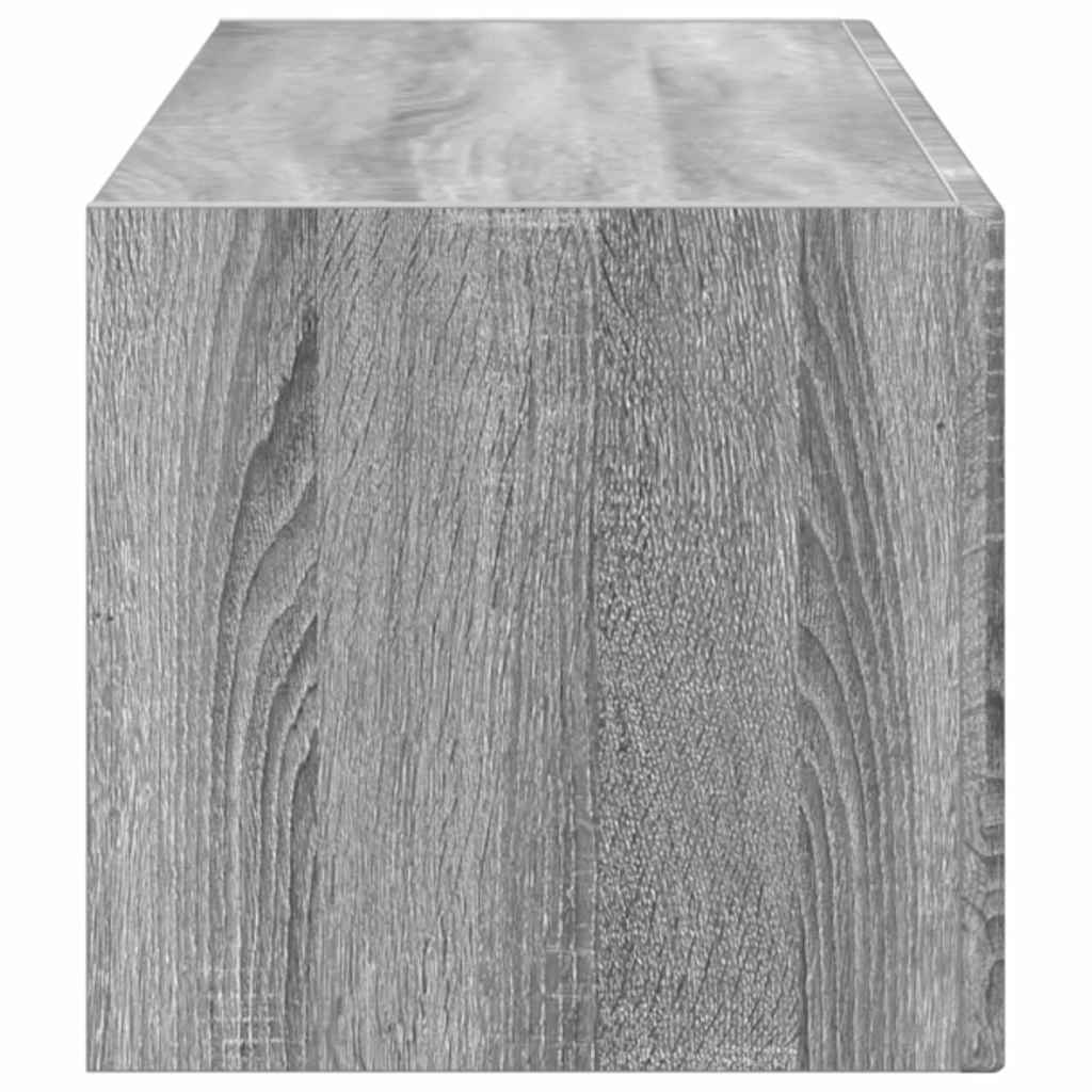 TV vægskab 98 x 31 x 29,5 cm Grå Sonoma Konstrueret træ