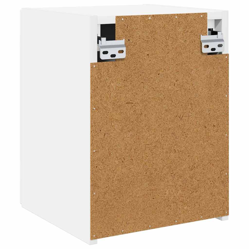 TV vægskab 30 x 31 x 40 cm Hvid Konstrueret træ
