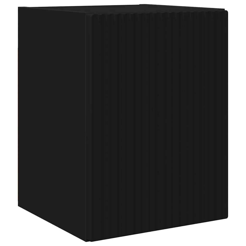TV vægskab 30 x 31 x 40 cm Sort Konstrueret træ
