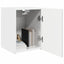 TV vægskab 30 x 31 x 40 cm Gloss Hvid Konstrueret træ