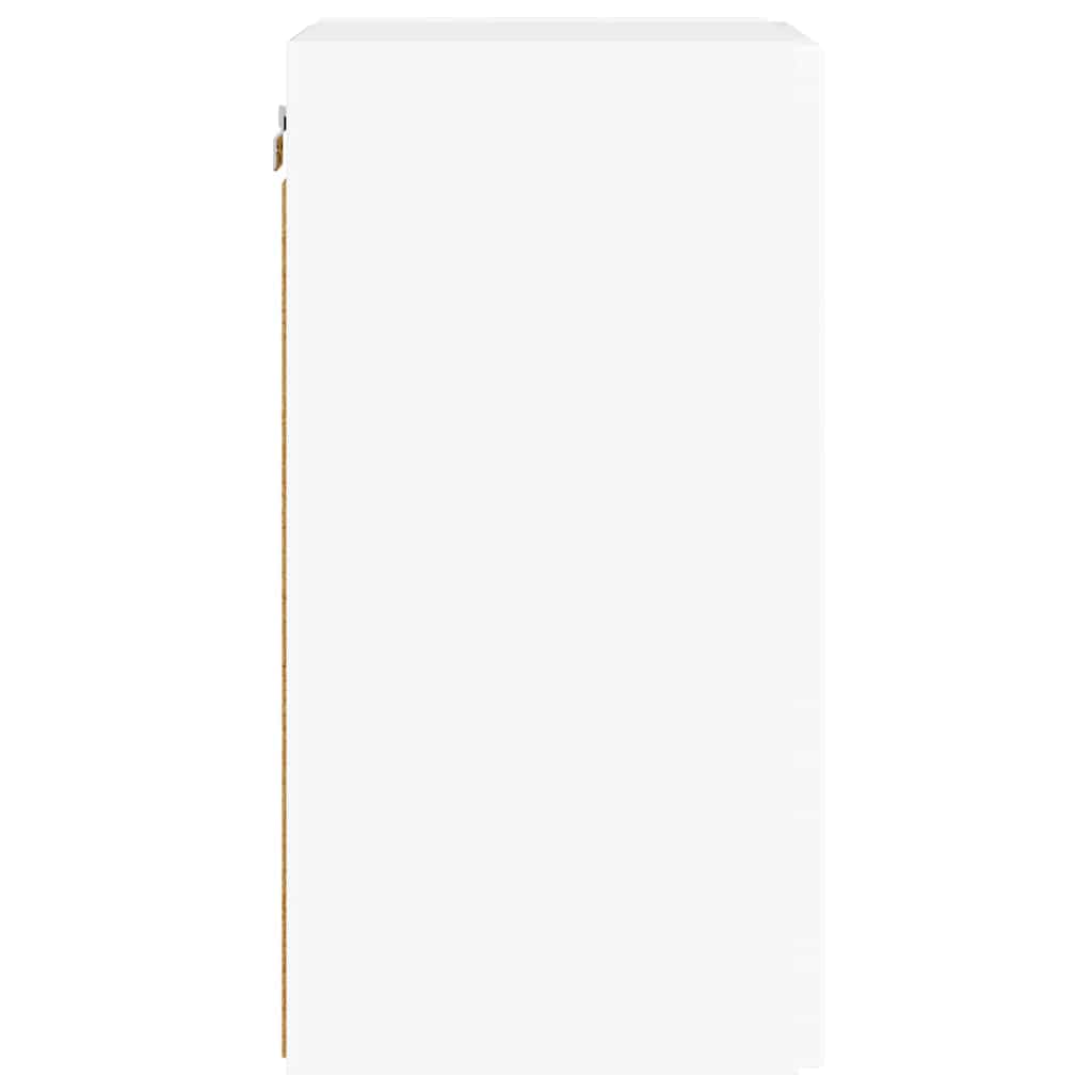 TV vægskab 30 x 31 x 60 cm Gloss Hvid Konstrueret træ