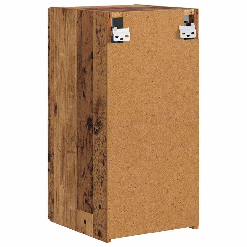 TV vægskab 30 x 31 x 60 cm Gammelt træ Konstrueret træ