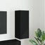TV vægskab 30 x 31 x 80 cm Sort Konstrueret træ