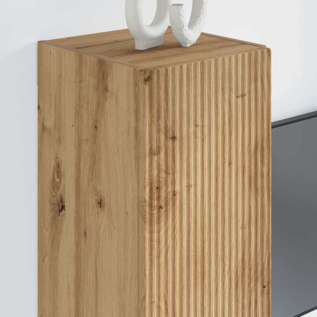 TV vægskab 30 x 31 x 80 cm Artisan eg Konstrueret træ