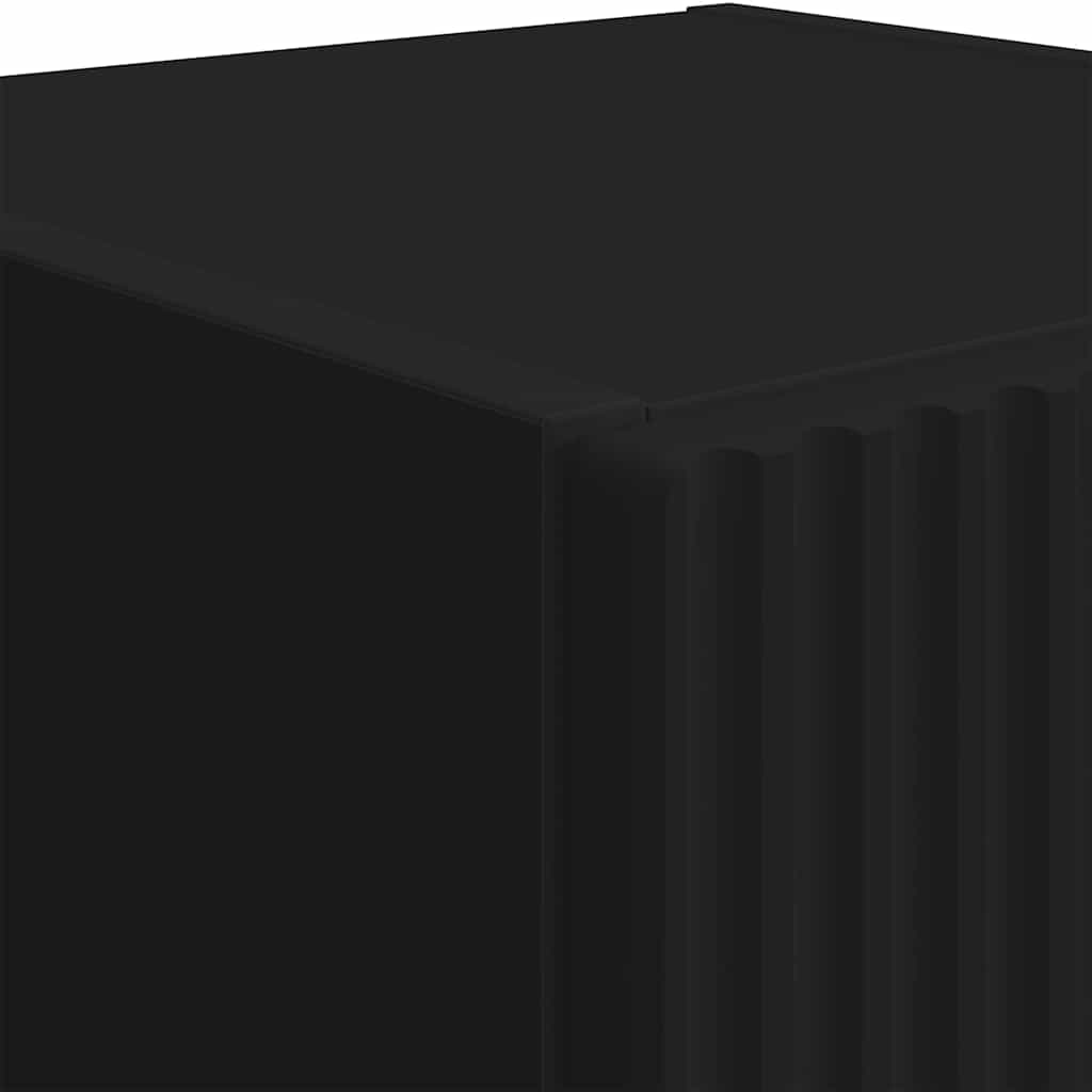 TV vægskab 30 x 31 x 100 cm Sort Konstrueret træ