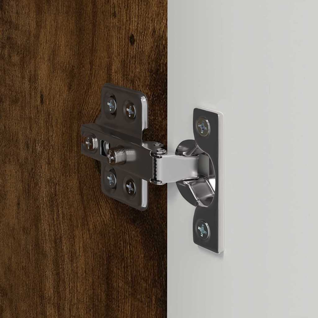 TV vægskab 30 x 31 x 100 cm Røget eg Konstrueret træ