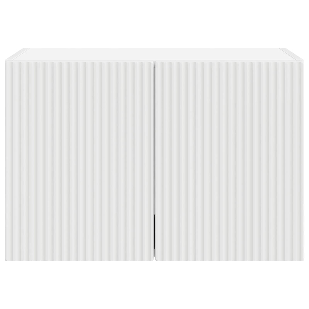 TV vægskab 59,5 x 31 x 40 cm Hvid Konstrueret træ