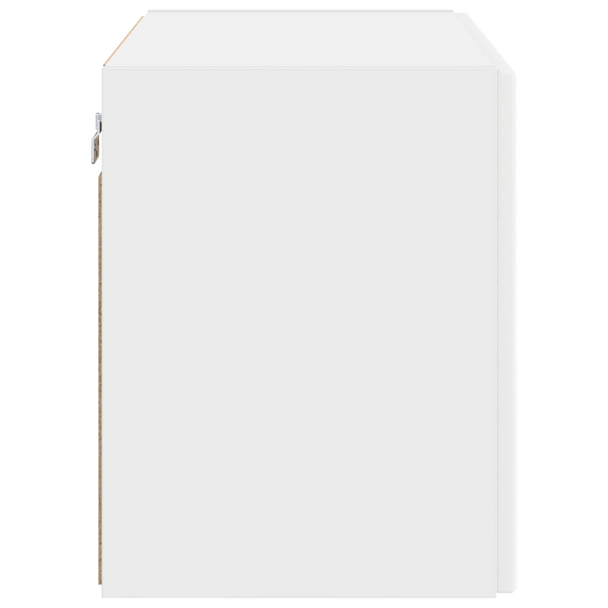 TV vægskab 59,5 x 31 x 40 cm Hvid Konstrueret træ