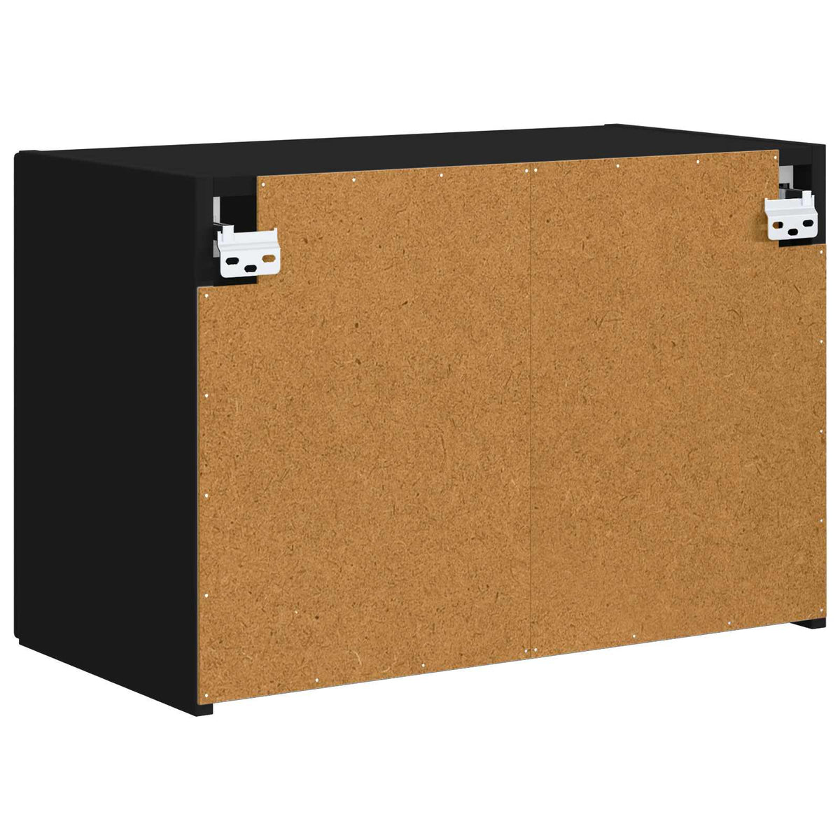 TV vægskab 59,5 x 31 x 40 cm Sort Konstrueret træ