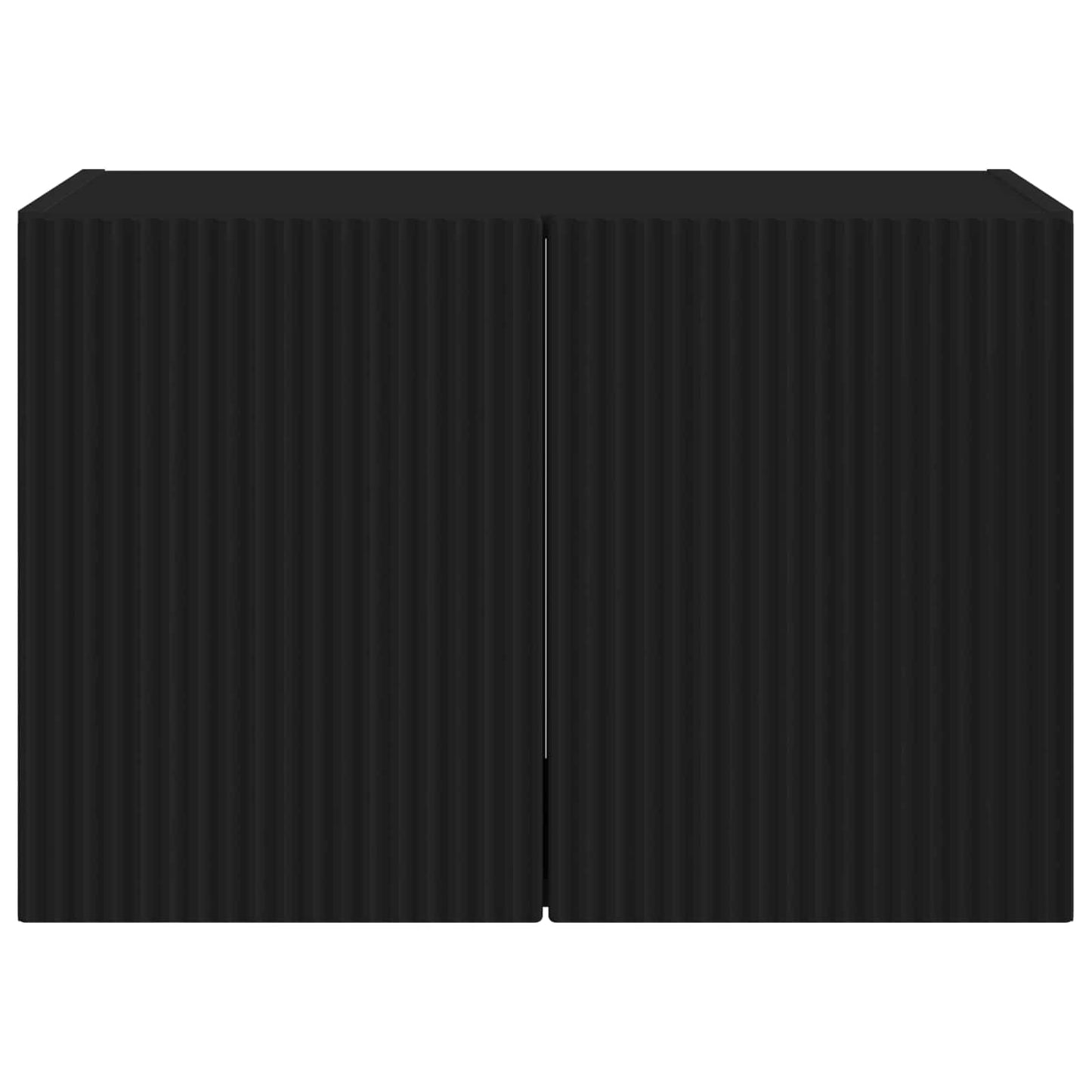 TV vægskab 59,5 x 31 x 40 cm Sort Konstrueret træ