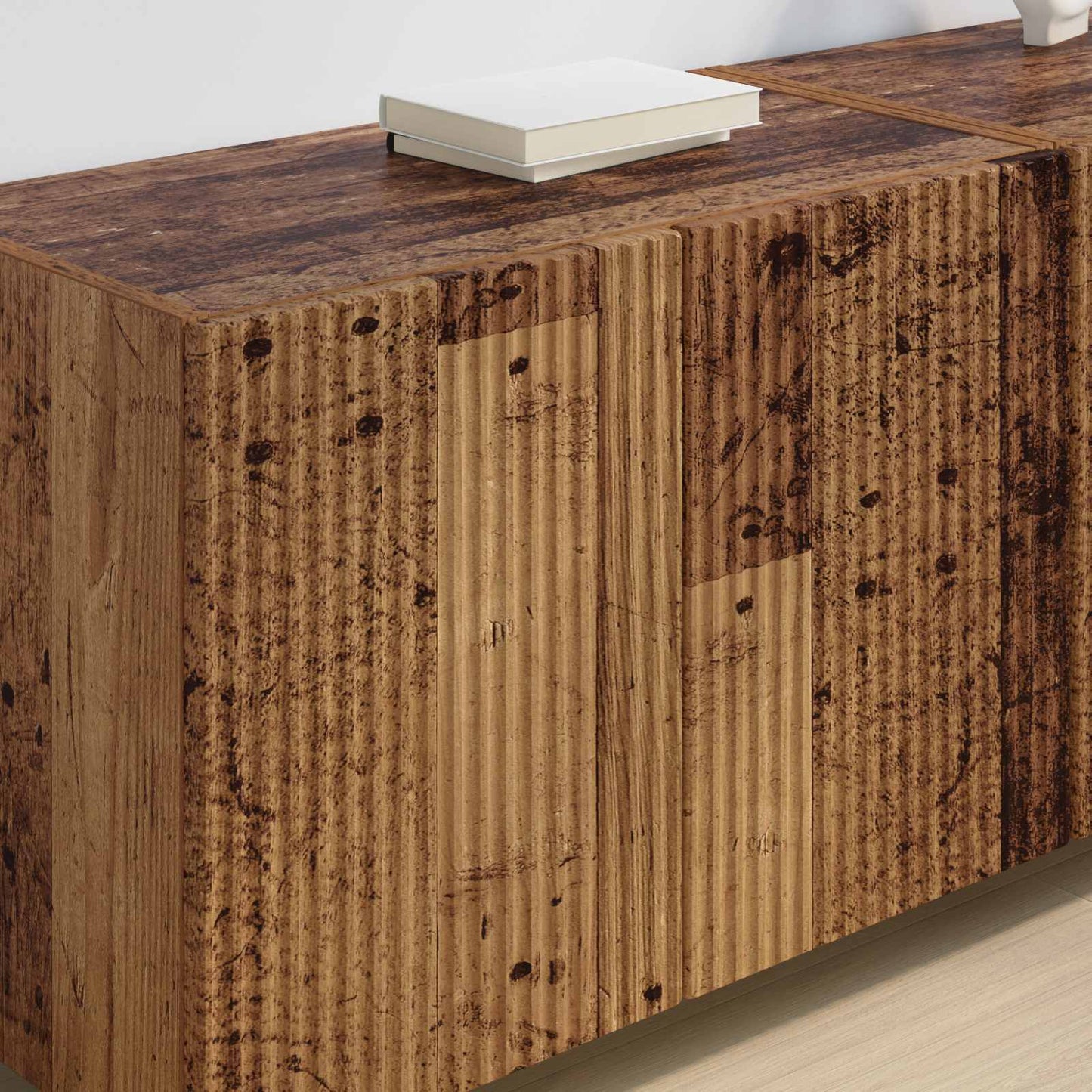 TV vægskab 59,5 x 31 x 40 cm Gammelt træ Konstrueret træ