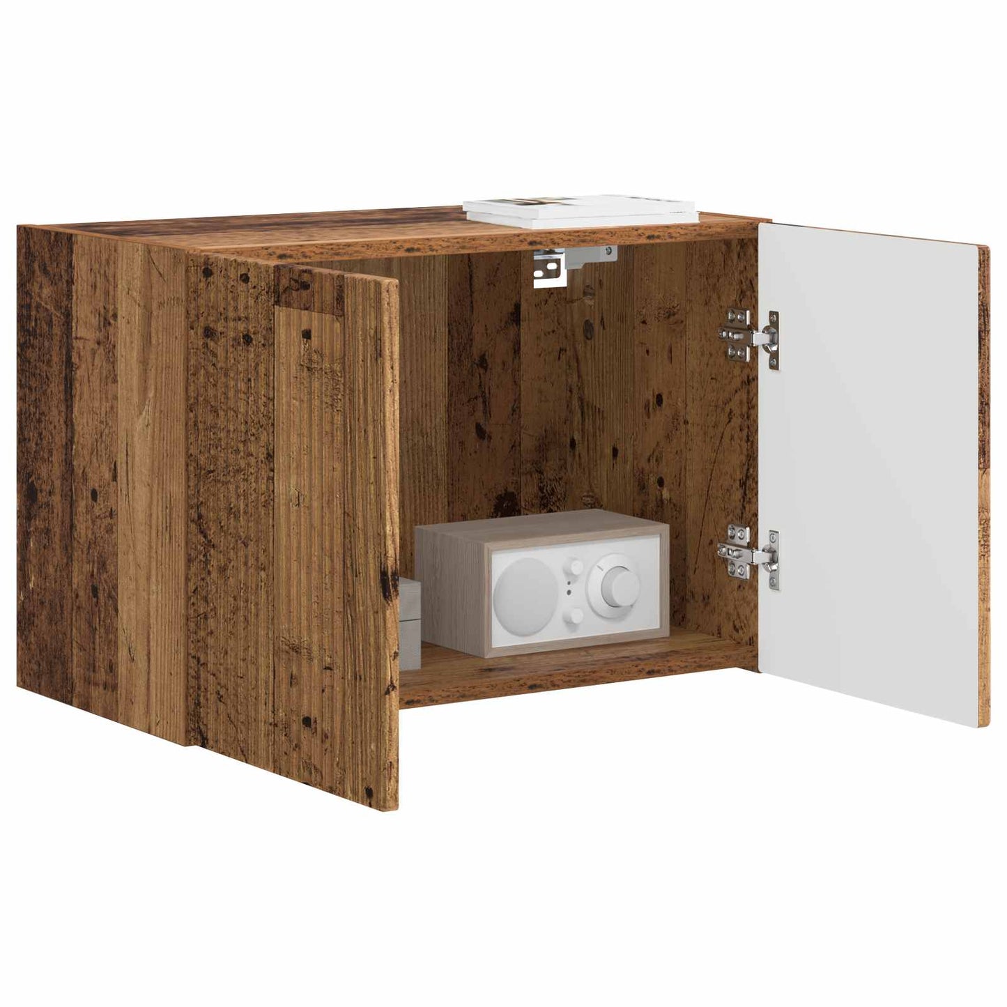 TV vægskab 59,5 x 31 x 40 cm Gammelt træ Konstrueret træ