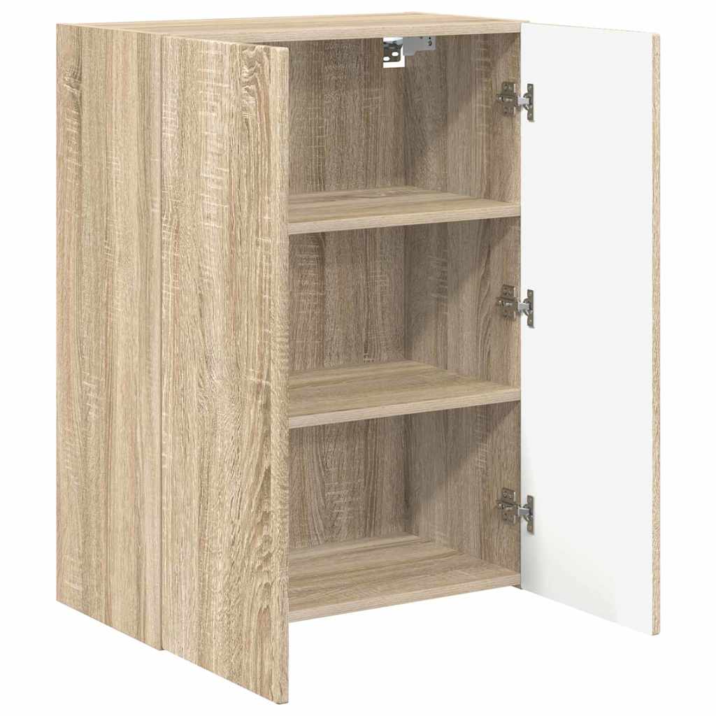 TV vægskab 59,5 x 31 x 80 cm Sonoma eg Konstrueret træ
