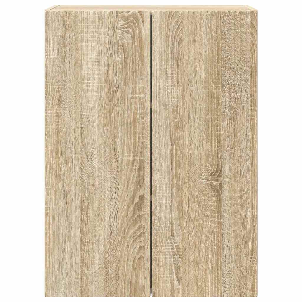 TV vægskab 59,5 x 31 x 80 cm Sonoma eg Konstrueret træ