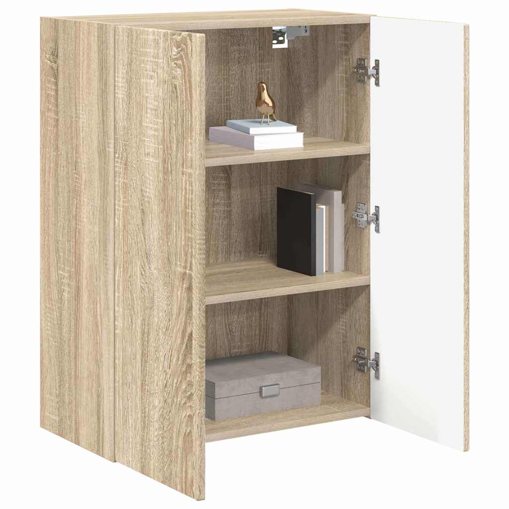 TV vægskab 59,5 x 31 x 80 cm Sonoma eg Konstrueret træ