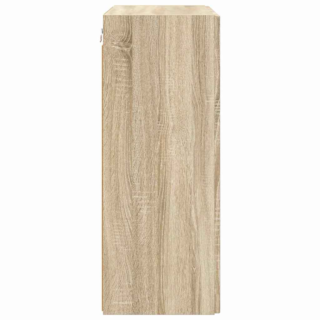 TV vægskab 59,5 x 31 x 80 cm Sonoma eg Konstrueret træ