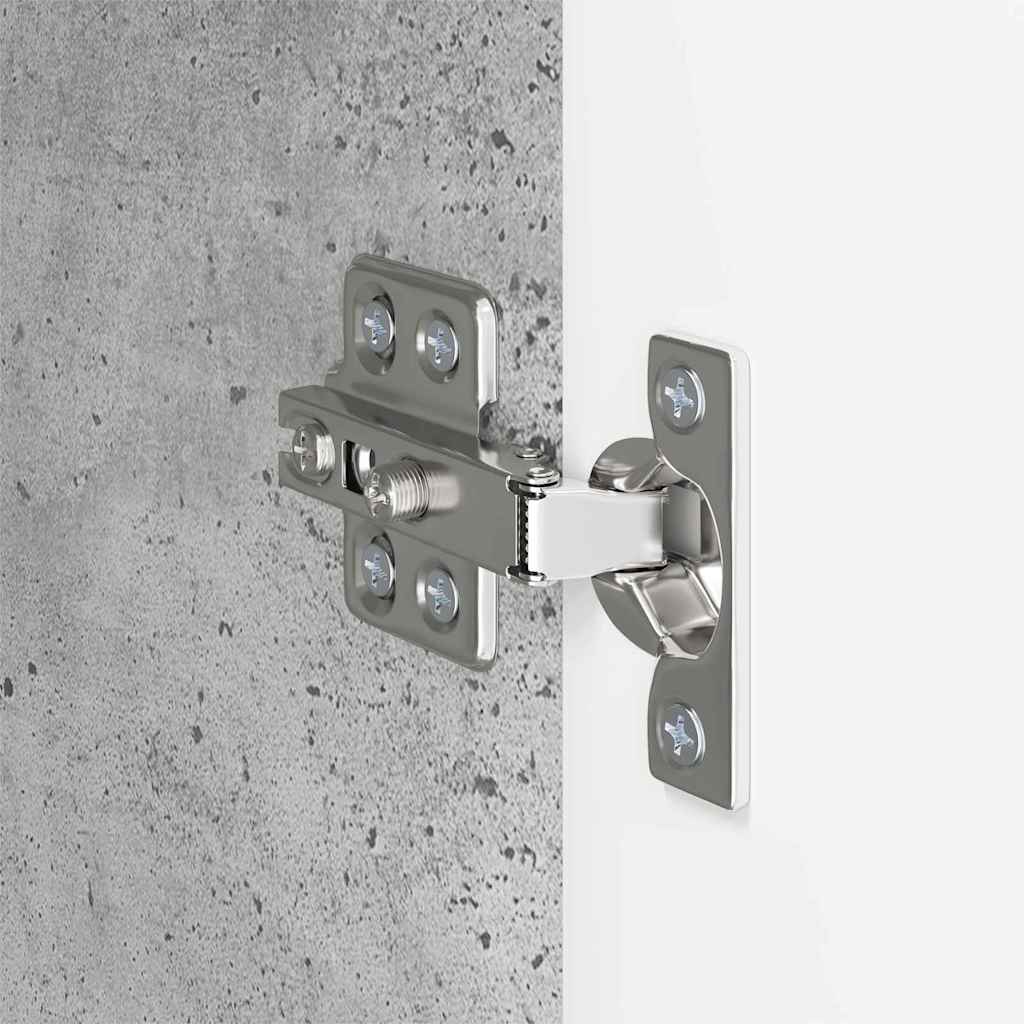 TV vægskab 59,5 x 31 x 80 cm Beton Grå Konstrueret træ