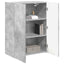 TV vægskab 59,5 x 31 x 80 cm Beton Grå Konstrueret træ