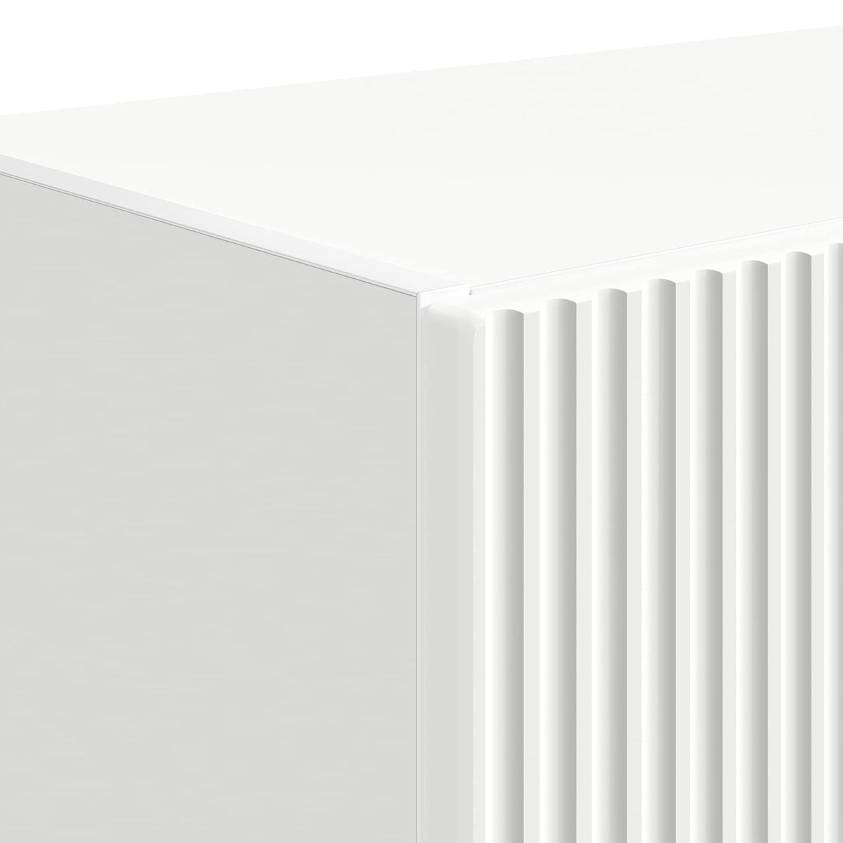 TV vægskab 59,5 x 31 x 100 cm Hvid Konstrueret træ