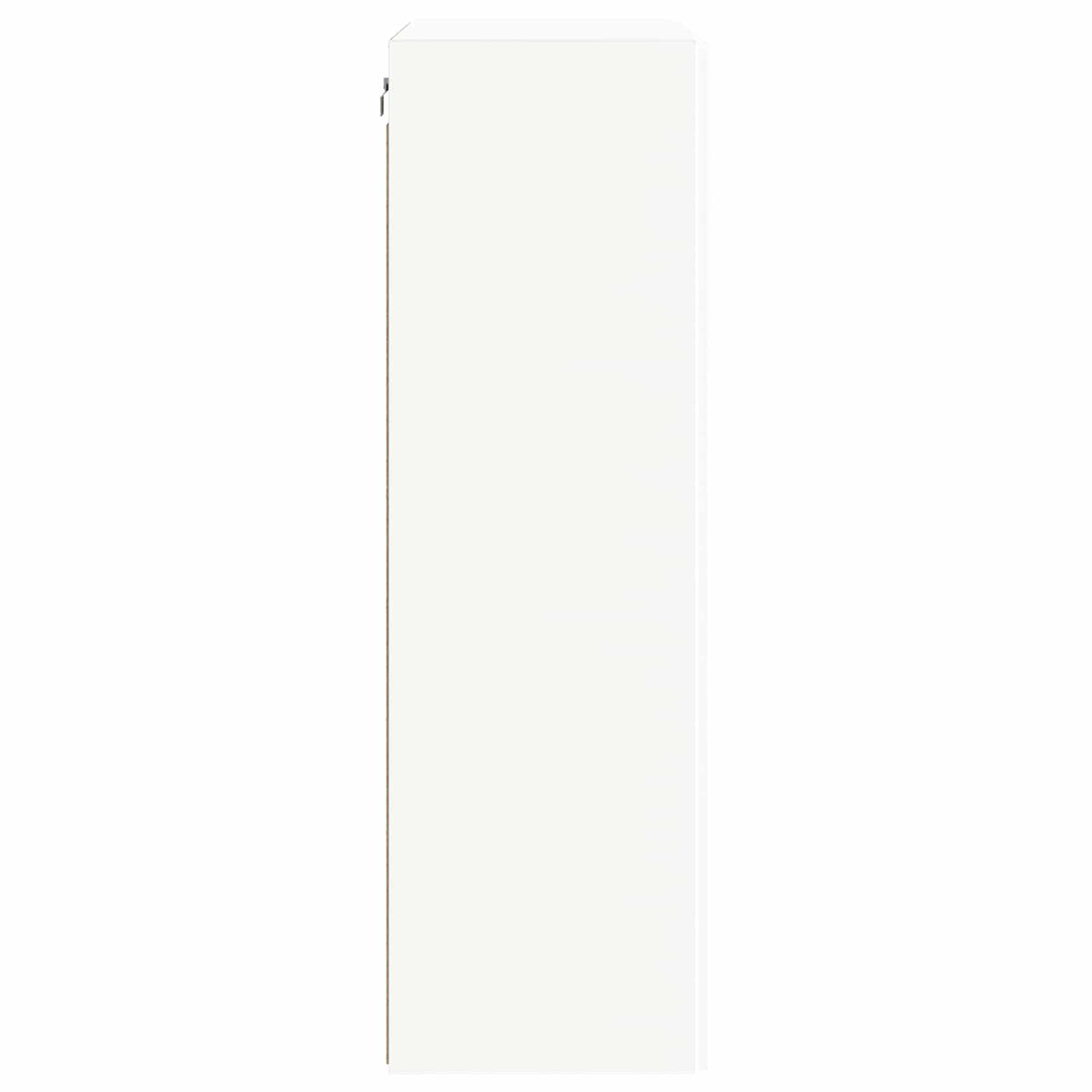 TV vægskab 59,5 x 31 x 100 cm Hvid Konstrueret træ