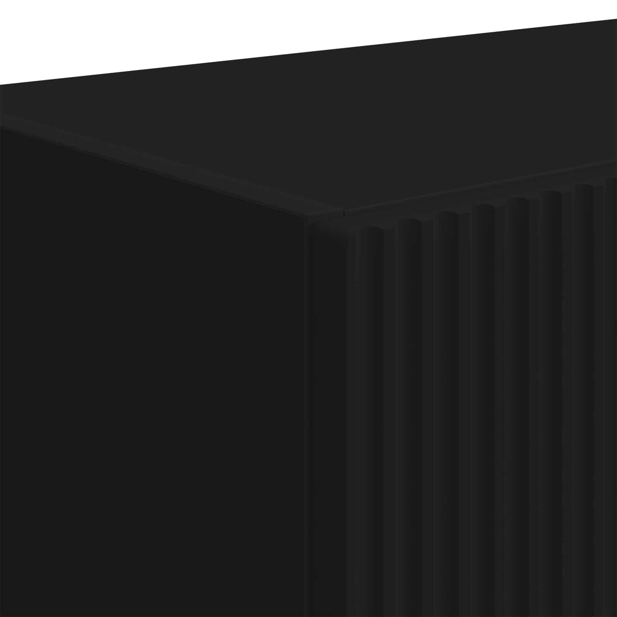 TV vægskab 59,5 x 31 x 100 cm Sort Konstrueret træ