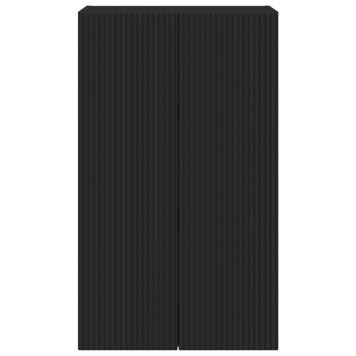 TV vægskab 59,5 x 31 x 100 cm Sort Konstrueret træ