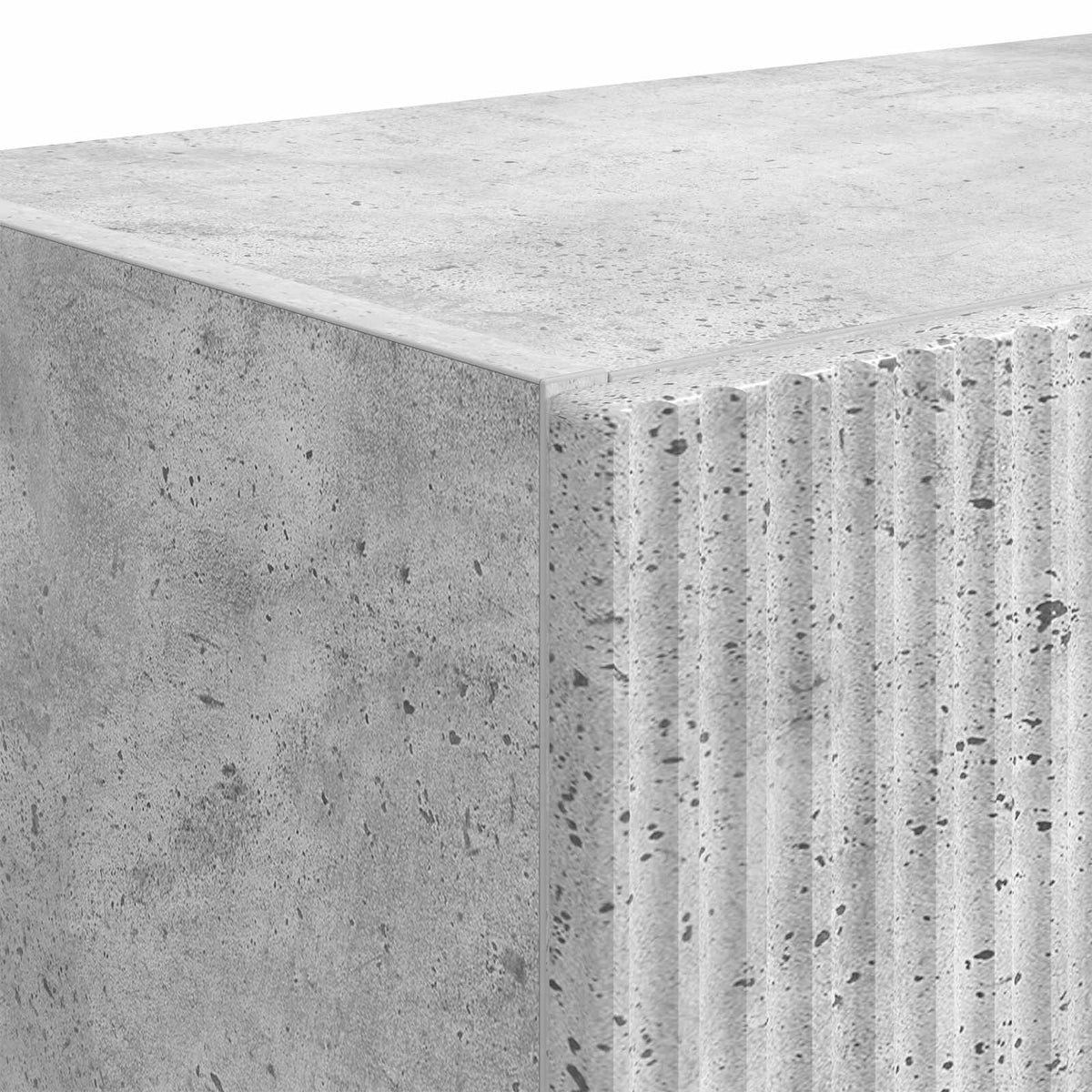 TV vægskab 59,5 x 31 x 100 cm Beton Grå Konstrueret træ