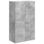 TV vægskab 59,5 x 31 x 100 cm Beton Grå Konstrueret træ