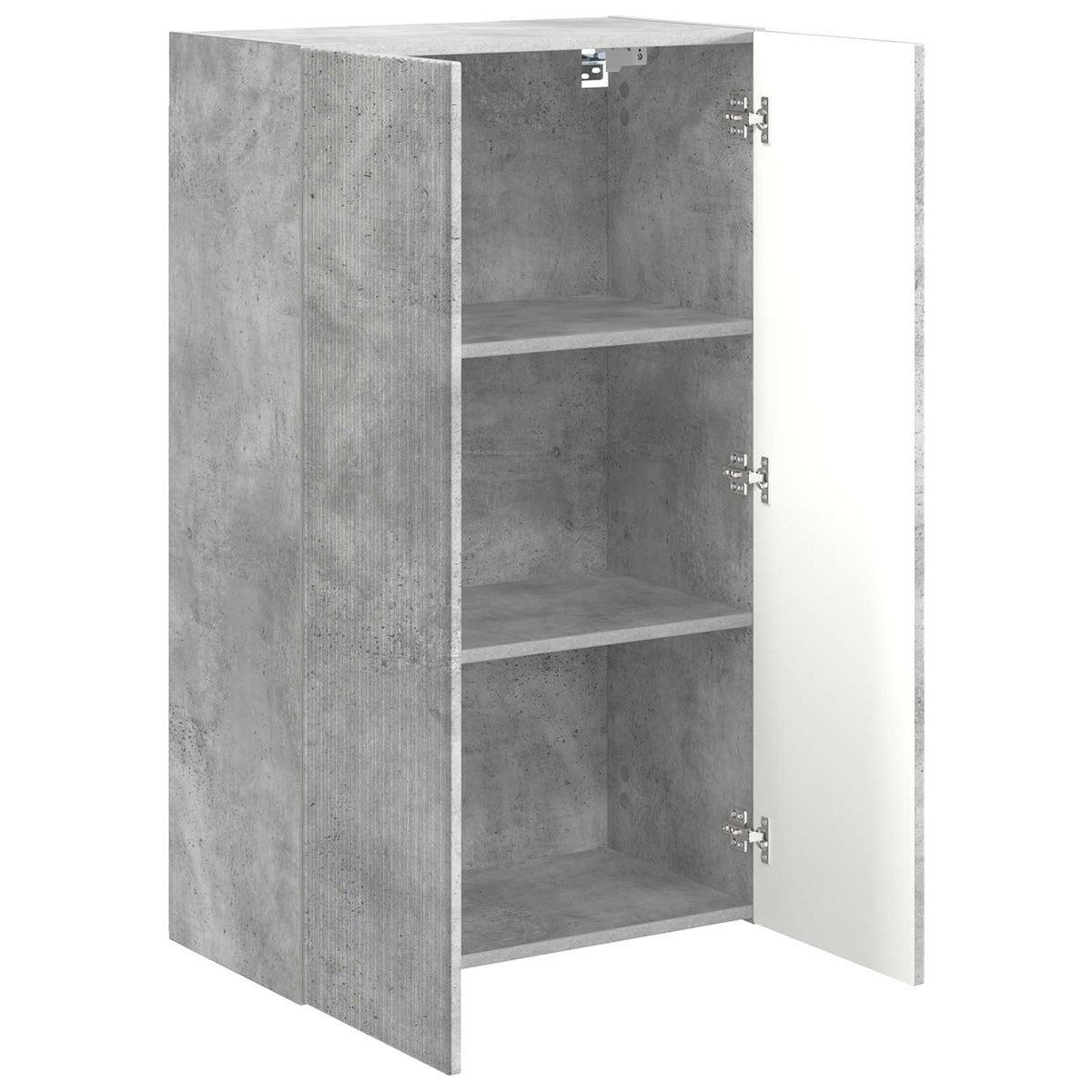 TV vægskab 59,5 x 31 x 100 cm Beton Grå Konstrueret træ