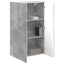 TV vægskab 59,5 x 31 x 100 cm Beton Grå Konstrueret træ