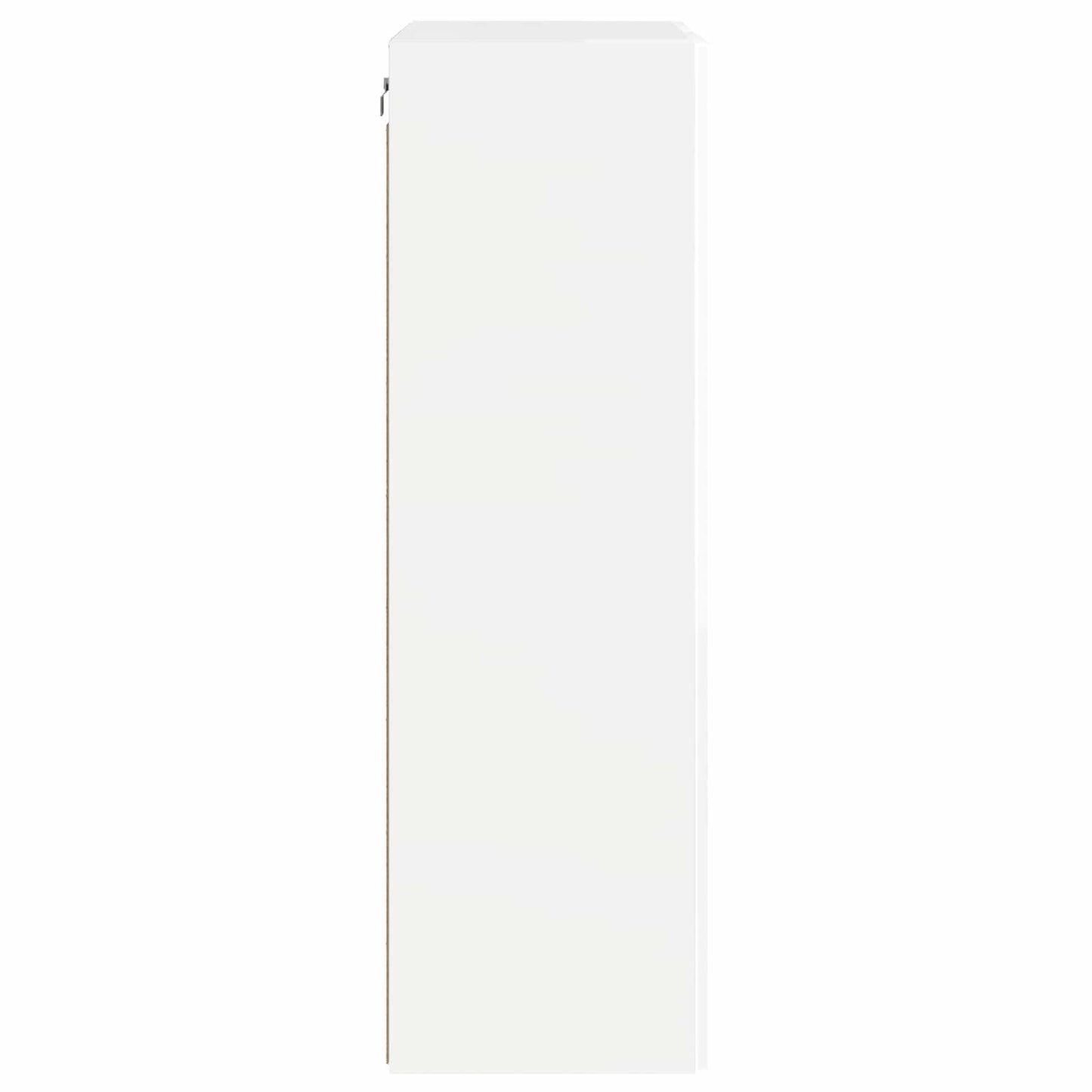 TV vægskab 59,5 x 31 x 100 cm Høj gloss hvid Konstrueret træ