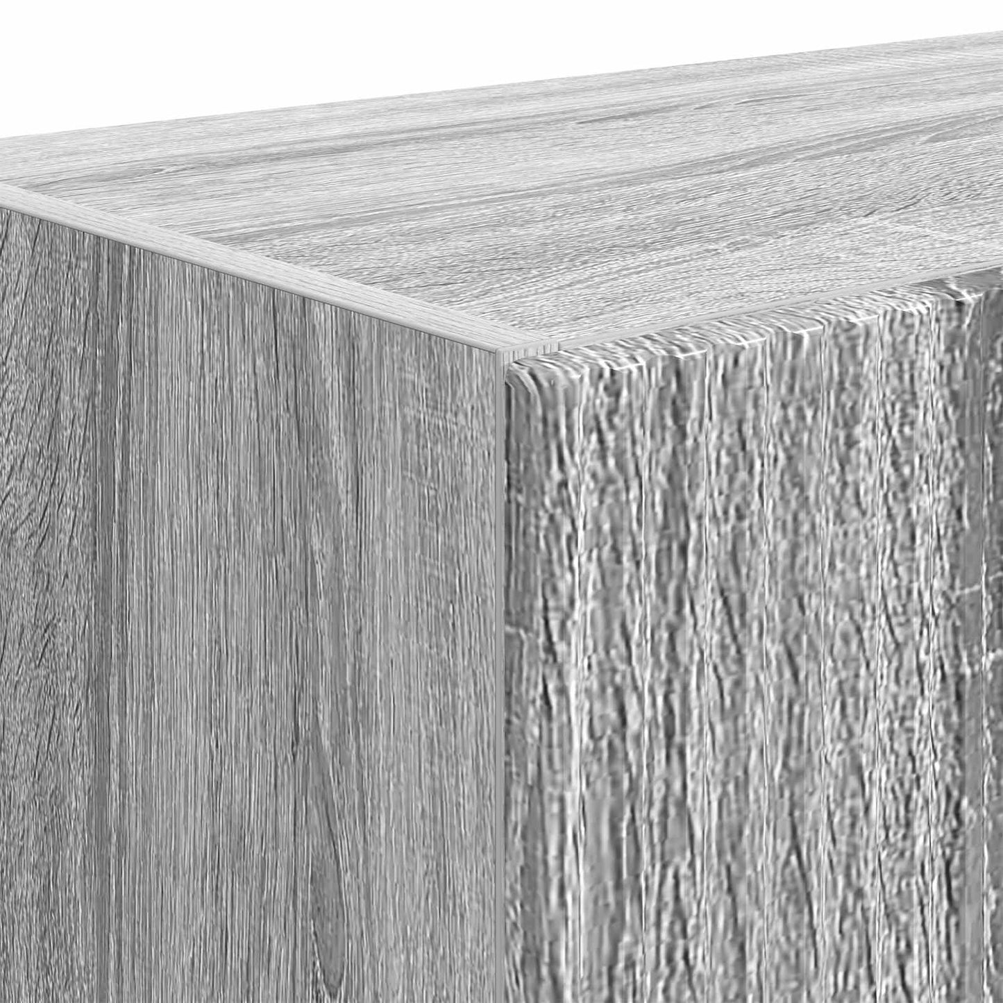 TV vægskab 59,5 x 31 x 100 cm Grå Sonoma Konstrueret træ