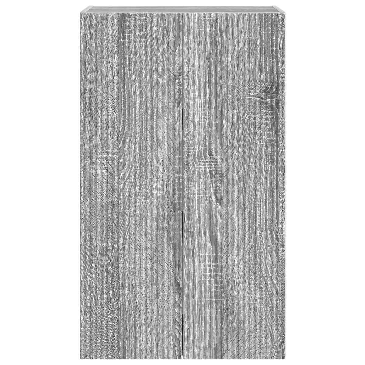 TV vægskab 59,5 x 31 x 100 cm Grå Sonoma Konstrueret træ
