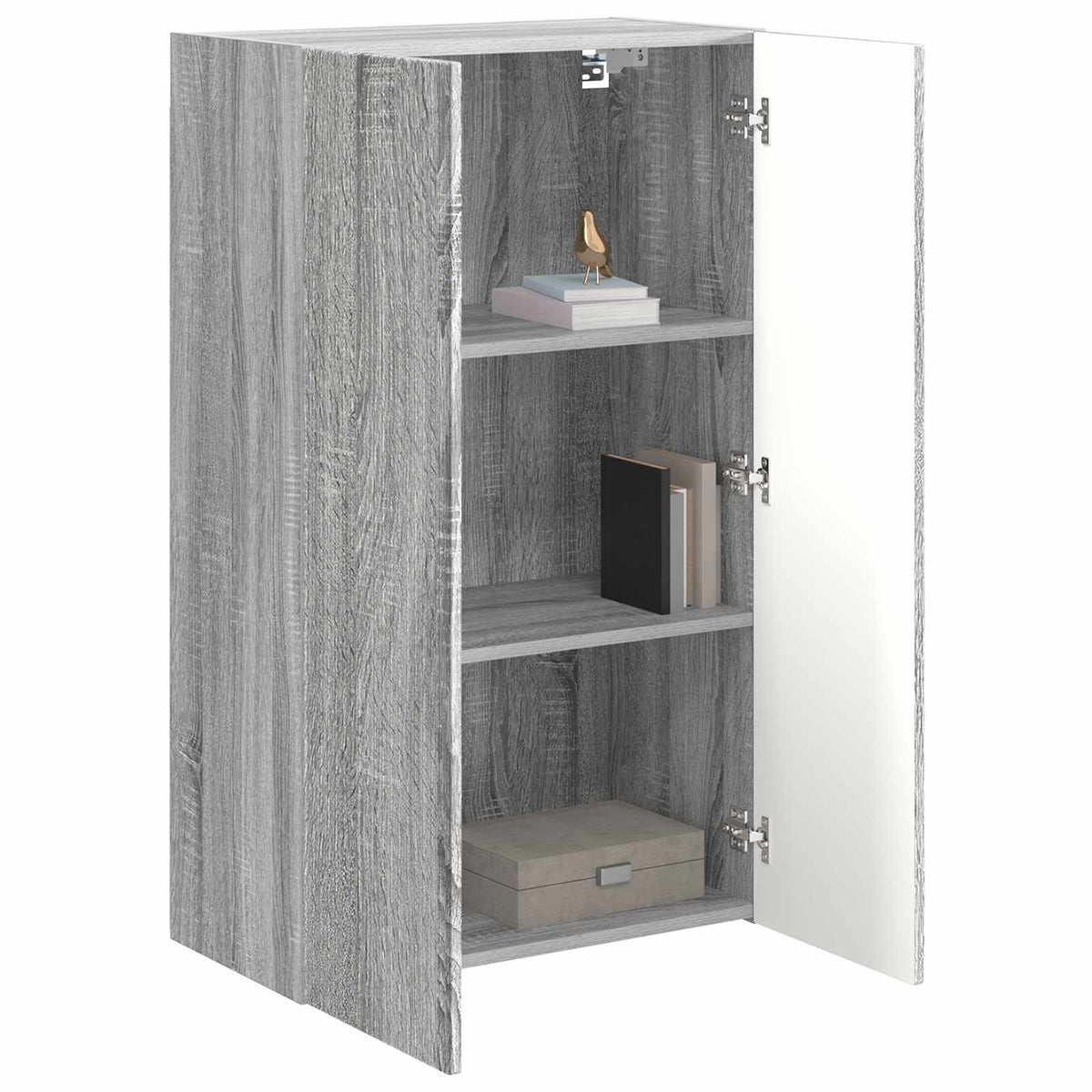 TV vægskab 59,5 x 31 x 100 cm Grå Sonoma Konstrueret træ
