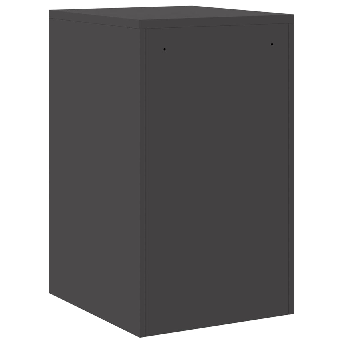 Fil kabinett med skuffe Sort 44 x 50 x 74,5 cm Koldvalset Stål