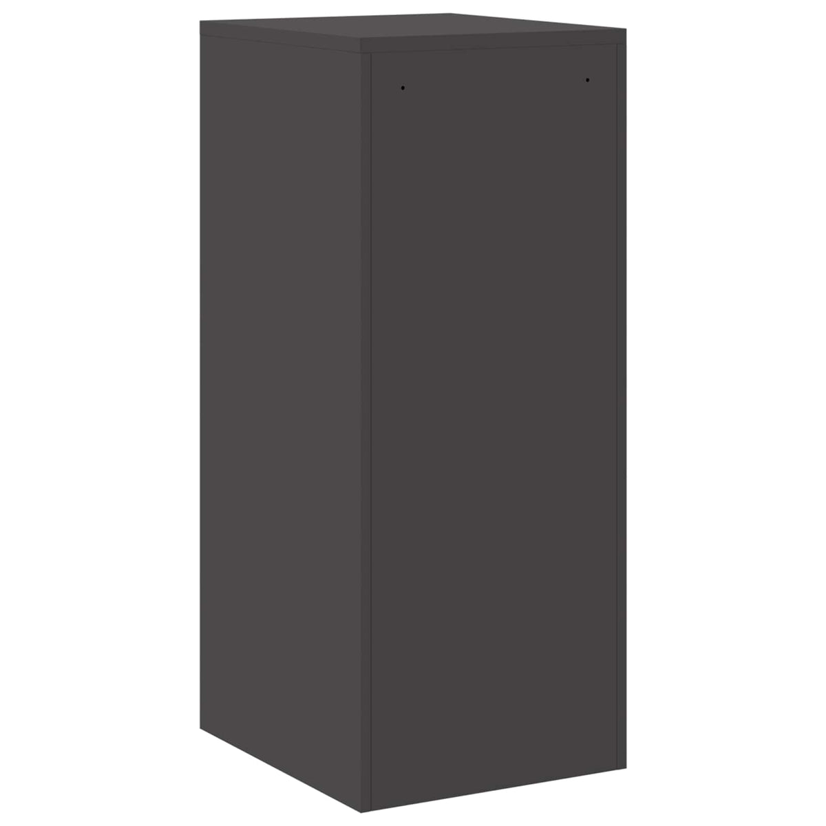 Fil kabinett med skuffe Sort 44 x 50 x 106,5 cm Koldvalset Stål
