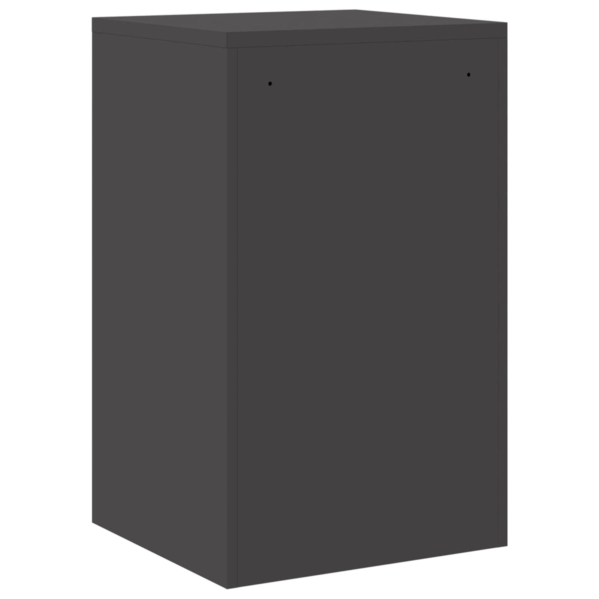 Fil kabinett med lås Sort 45,5 x 42 x 74,5 cm Koldvalset Stål